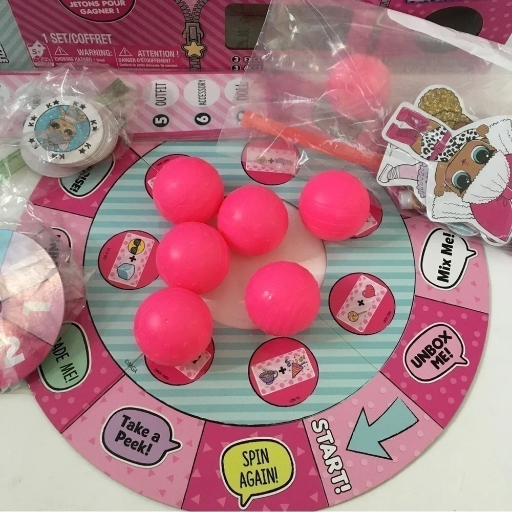 L.O.L. Surprise 7 Layers of Fun Game Jumbo Cards & Puzzle